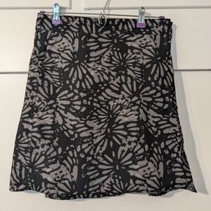 Black and Gray Rip Skirt